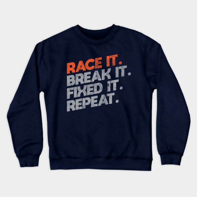 Race it Crewneck Sweatshirt by Papi Store